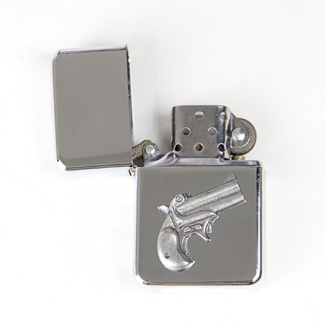 Gun Chrome Lighter