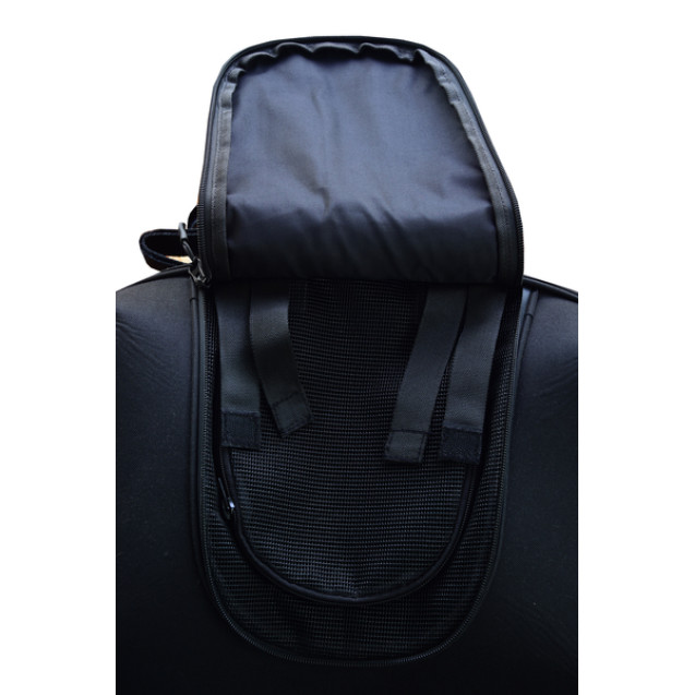 Heavy Duty Textile Motorcycle Pet Carrier Sissy Bar Bag