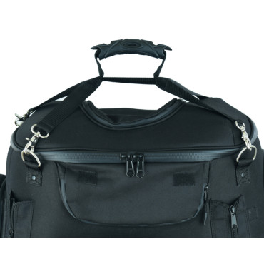 Heavy Duty Textile Motorcycle Pet Carrier Sissy Bar Bag