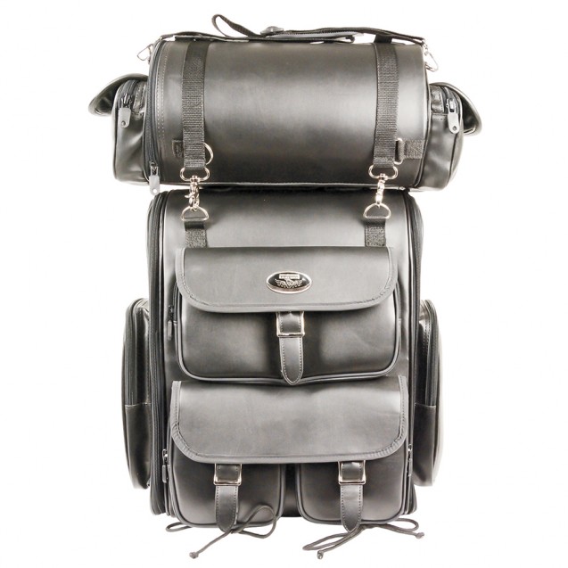 Extra-Large Two-Piece PVC Touring Pack w/ Reflective Piping