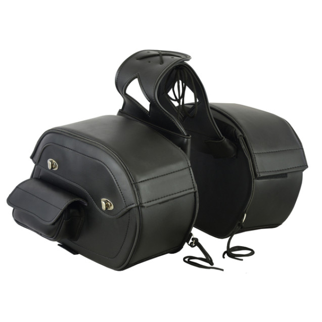 Double Twist Lock Closure Throw over Saddlebags