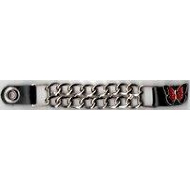 Butterfly red double chain vest extender