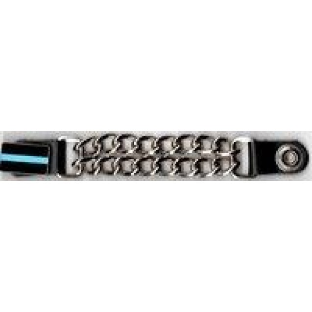 Thin blue line double chain vest extender