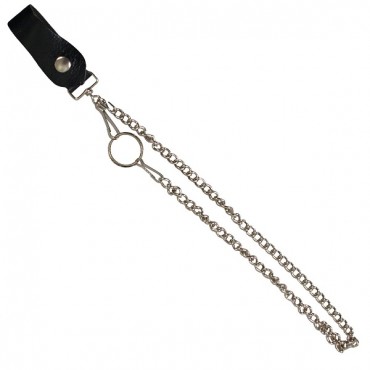 Wallet Chain With Leather Loop 