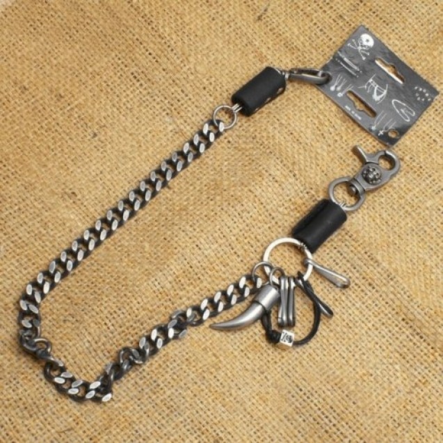 Wallet Chain with Skull / Horn