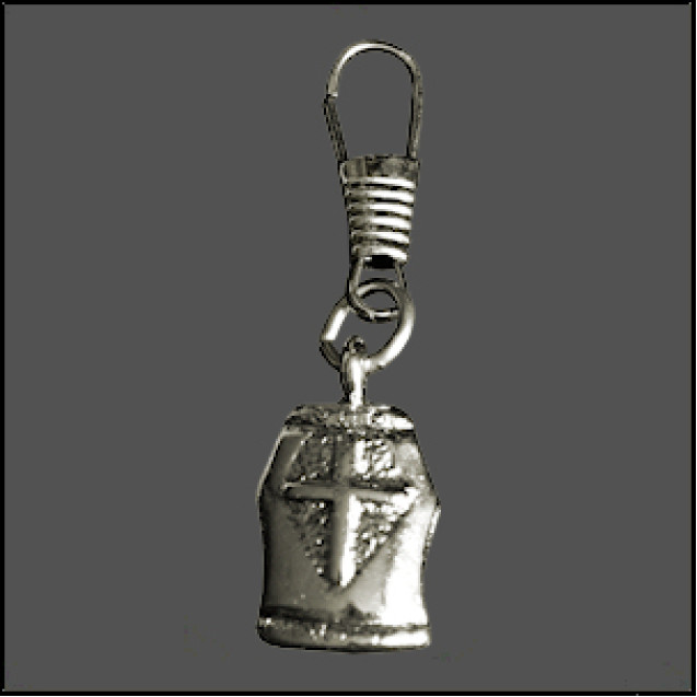 Crusader Shield Zipper Pull