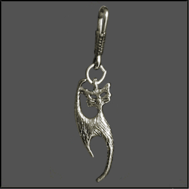 Slick Cat Zipper Pull