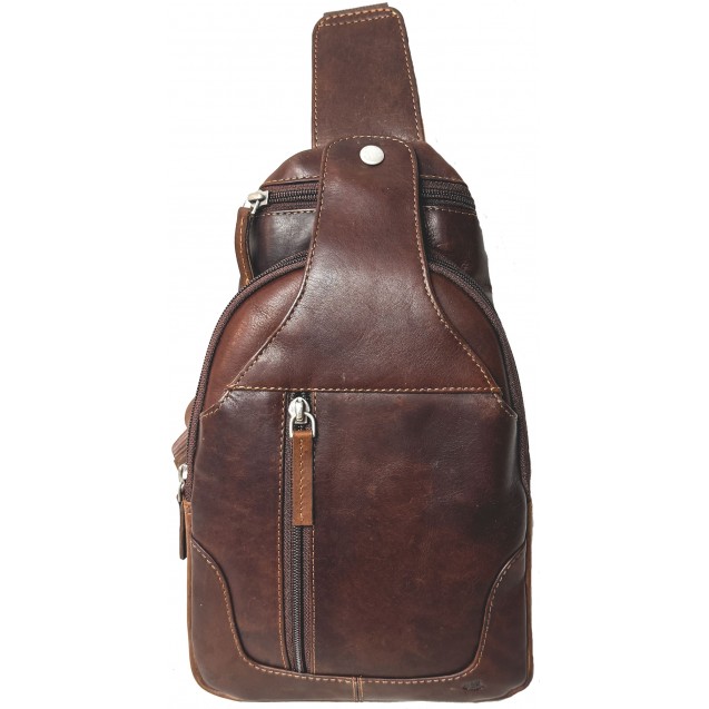 Cowhide Leather Cross Body Sling Bag 