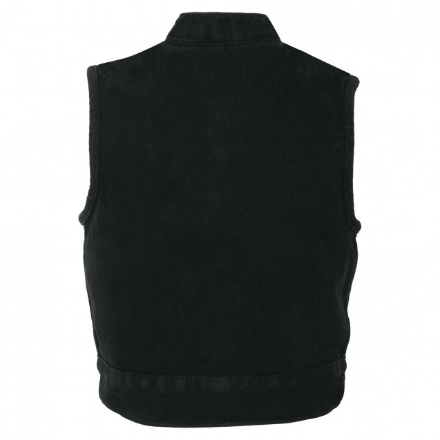Kids Black Denim Club style Vest 