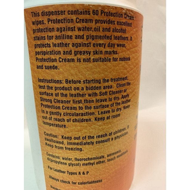 Leather Protection Cream Wipe 60